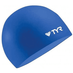 Tyr Gorro De Natación Wrinkle Free Silicone Navy