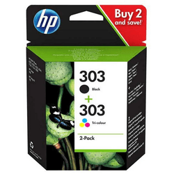 COMBO 2 PACK TINTA HP 303 BLISTER