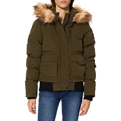 Abrigo SUPERDRY Poliéster Mujer (40 - Verde)