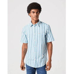 Wrangler Camisa De Manga Corta 112353167 Azul