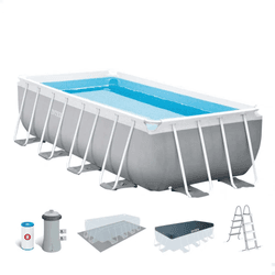 Piscina Tubular INTEX 26792 (com Bomba - 10874 L - 244x107cm)