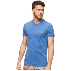 Camiseta de Hombre SUPERDRY Algodón Azul (XL)