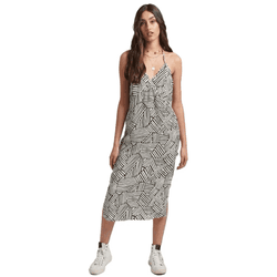 Superdry Vestido Vintage Midi Halter Slip