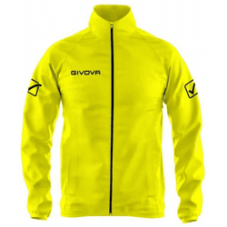 Ropa niños Chaquetas Givova Chaqueta Rain Basico Amarillo