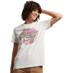 Camiseta SUPERDRY (S - Blanco)