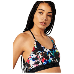 Superdry Sujetador Deportivo Train Mid Impact Elastic Bra