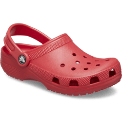 Zuecos crocs classic varsity rojo infantil