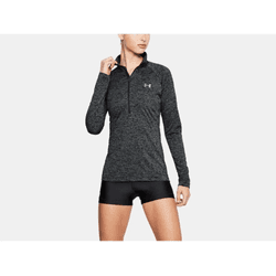 Camiseta de Manga Corta Under Armour New Tech para mujer en color gris