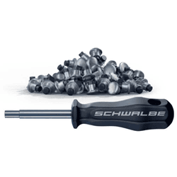 Schwalbe Clavos Para Neumáticos Plateado