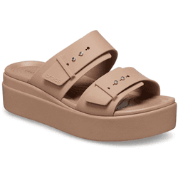 Sandalias de Mujer CROCS Brooklyn Outro Blanco (37)