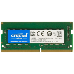 MODULO DDR4 4GB BUS 2666 CRUCIAL SODIMM CL19