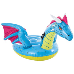 Colchoneta hinchable infantil Dragon INTEX,  Diversión Acuática para Niños, Resistente y Segura, Ideal para el Verano, Flotador Dragon INTEX, 201x191cm, Colchoneta Dragon para niños, Dragon Inflable, Peso máximo 40 Kg.