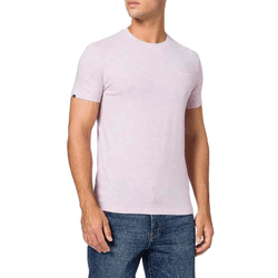 Camiseta para Hombre SUPERDRY (L - Algodón - Rosa)