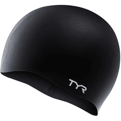 Tyr Gorro De Natación Negro Adulto