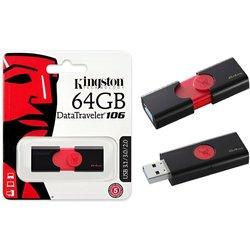 Memoria USB Pendrive Kingston DataTraveler 106 / 64GB USB 3.1 / 3.0 / 2.0