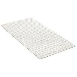 Alfombra baño diamond 72x36 cm blanco