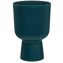 Elho Maceta para planta Vibes Fold Coupe (Dimensiones externas (Ø x Al): 14 x 21 cm, Plástico, Azul)