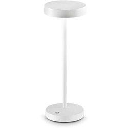 Toffee Lámpara led Integrada Portátil de Exterior Blanco 230Lm 3000K IP54 - Ideal Lux