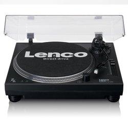 Lenco L-3818BK Plato DJ de Transmisión Directa con Codificación USB/PC Negro