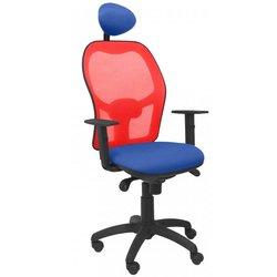 Silla de Oficina con Cabecero Jorquera P&C ALI229C Azul