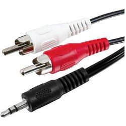 Cable Audio GOOBAY (Jack 3.5 mm - 15 m - Negro)