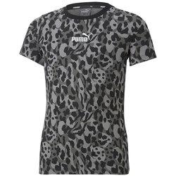 Camiseta puma alpha aop niña bk