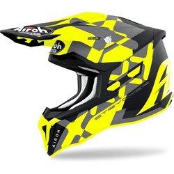 Airoh Strycker XXX Carbon Casco de motocross - Amarillo