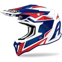 Airoh Casco de Cross  Strycker Axe Azul-Rojo