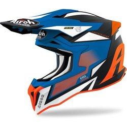 Airoh Strycker Axe Carbon Casco de Motocross - Azul (XS)