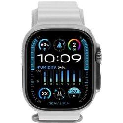 Smartwatch Watch Ultra 2 Lte Silver Titan 49Mm Wristband Weiß Mrej3 APPLE