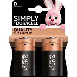 Pack pilas DURACELL Simply LR20 - D x 2 uds