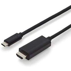 Digitus Cable USB-C a HDMI 4K Macho/Macho 5m Negro