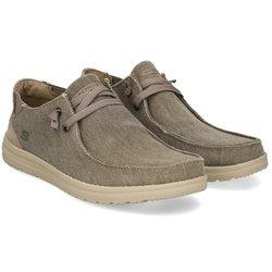 Skechers Zapatillas Hombre - Beige Talla 44