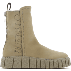 Buffalo Rampa Zip Mujer Zapatillas - Beige - Talla: 37 - Piel - Foot Locker