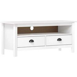 Soporte para TV Hill blanco 110x40x47 cm madera de pino