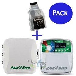 Programador riego wifi rain bird esp-tm2 6 zonas exterior + lnk