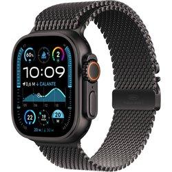 Apple Watch Ultra 2 GPS + Cellular 49mm Caja Negra Titanio con Correa Milanese Loop Titanio L Negra