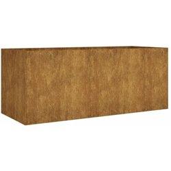 vidaXL Jardinera acero corten 200x80x80 cm