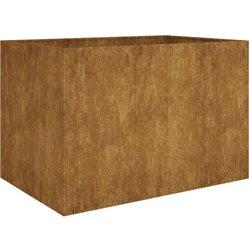 Jardinera acero corten 120x80x80 cm vidaXL