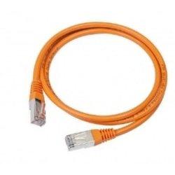 Cable CAT5E UTP moldeado 1m Naranja