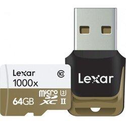 Tarjetas Lexar Professional 1000x microSDHC/microSDXC UHS-II 64GB