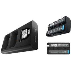 Newell Dl-usb 2 Baterías Np-f770 Cargador Doble