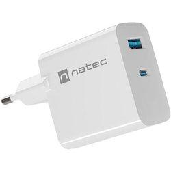 Cargador de Pared NATEC Blanco 65 W (1 unidad)