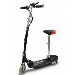 vidaXL Patinete Eléctrico Con Asiento Negro 120 W