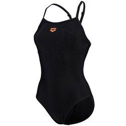 Bañador de natación arena solid swimsuit mujer black