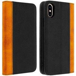 Funda iPhone X, XS AVIZAR Wallet Negro