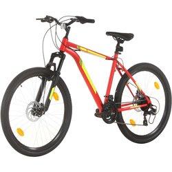 Bicicleta Montaña 21 Velocidades 27,5 Pulgadas Rueda 50 Cm Rojo Vidaxl