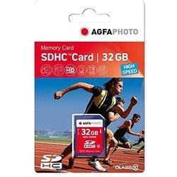 Tarjeta de Memoria AGFAPHOTO SDHC 32GB HIGH SPEED C10 UHS-I