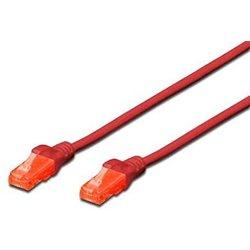 Cable de Red DIGITUS (RJ45 - 10 m - Rojo)