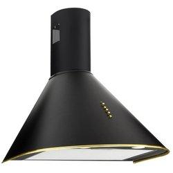 Campana de chimenea akpo wk-4 dandys gold 60 cm 450 m3/h, negra